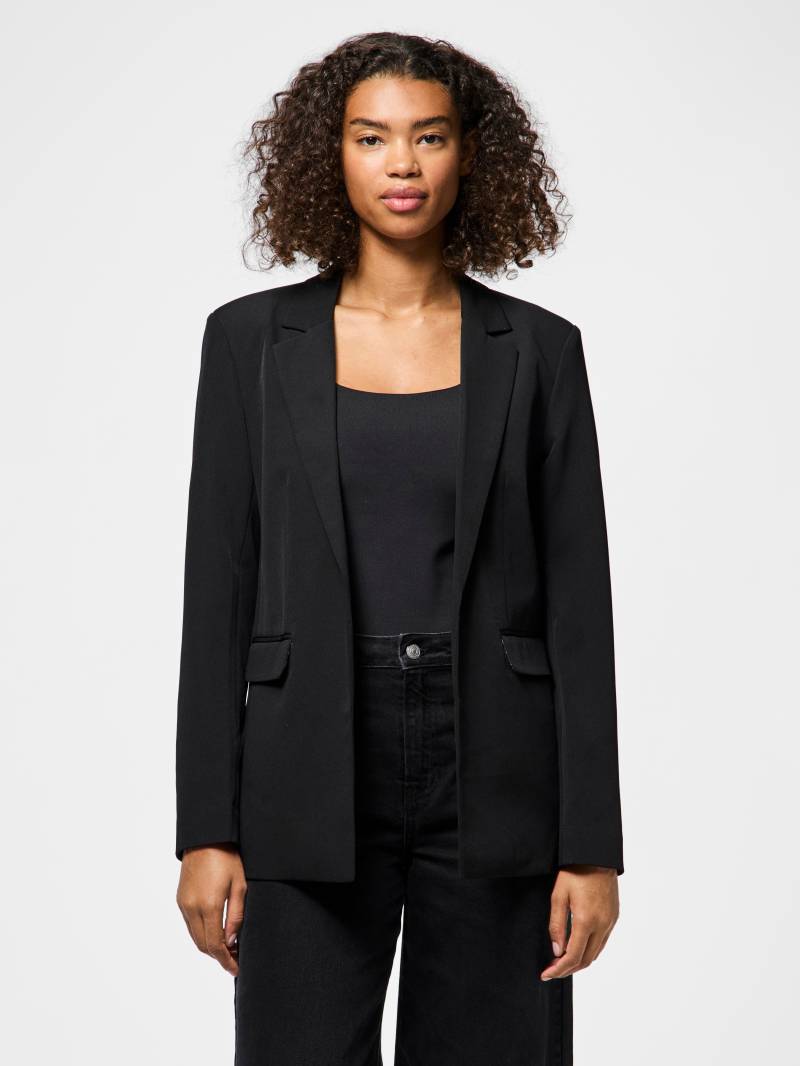pieces Longblazer »PCBOZZY LS DETAIL BLAZER NOOS BC«, mit Leo Futter von pieces