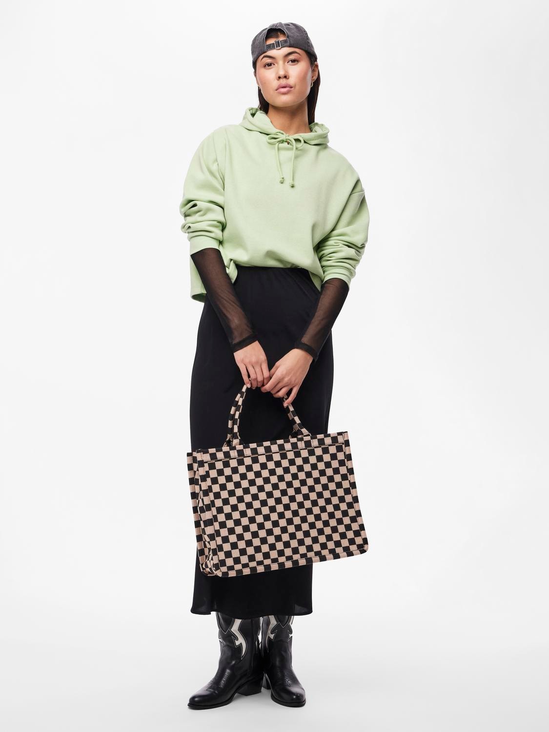 pieces Midirock »PCFRANAN HW MIDI SKIRT NOOS BC« von pieces