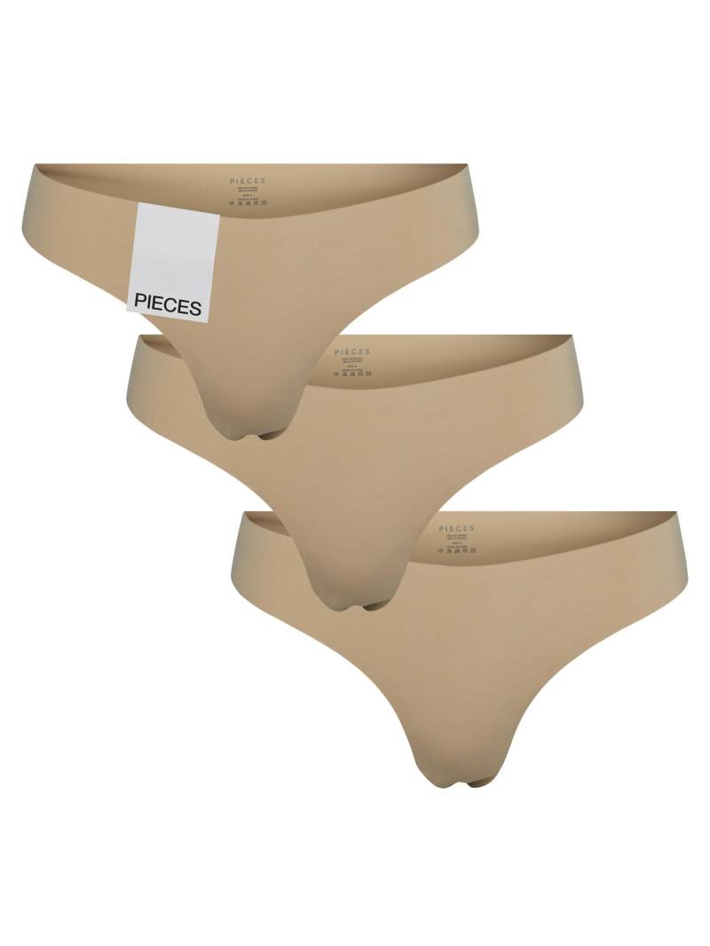pieces Slip »PCNAMEE THONG 3-PACK NOOS«, (Packung, 3 St.) von pieces