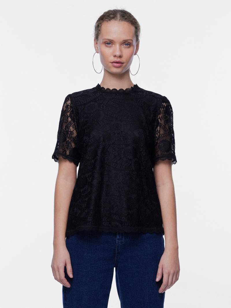 pieces Spitzenshirt »PCOLLINE SS LACE TOP WVN NOOS« von pieces