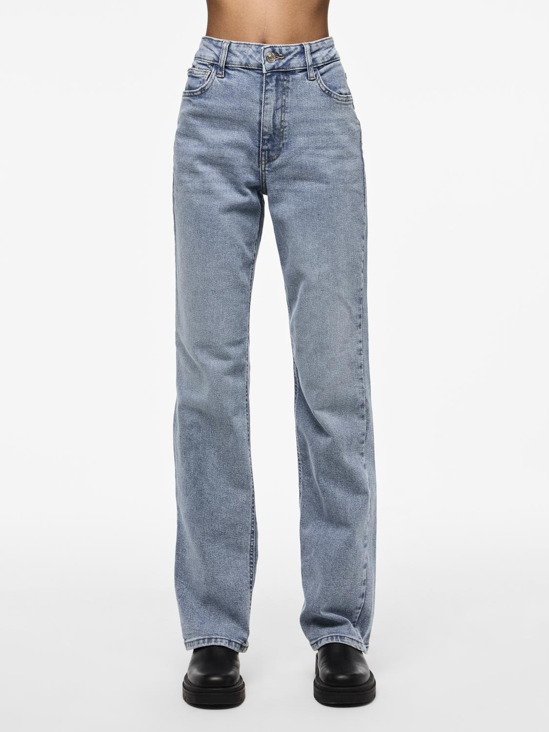 pieces Straight-Jeans »PCKELLY HW STRAIGHT JEANS LB302 NOOS« von pieces