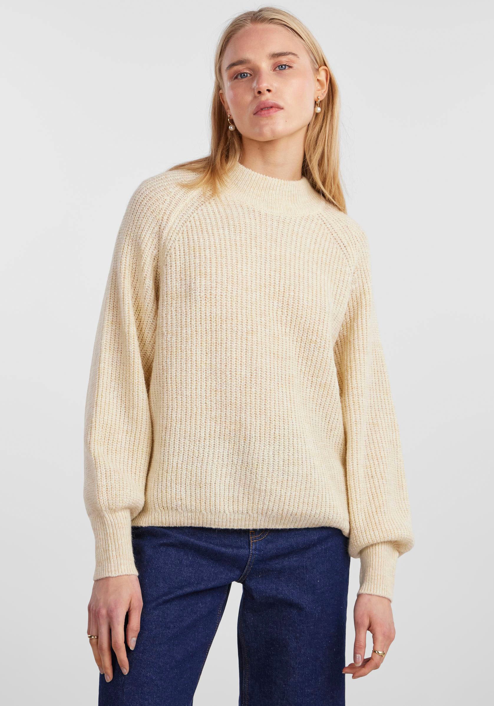 pieces Strickpullover »PCNATALEE LS O-NECK KNIT NOOS BC« von pieces