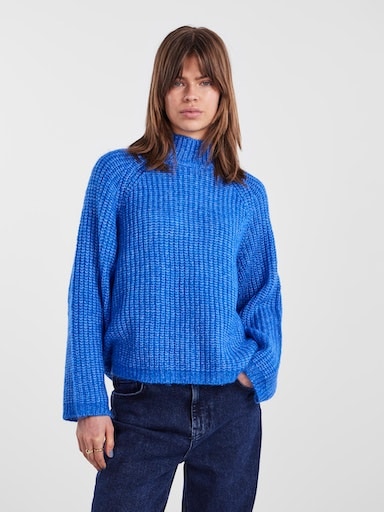 pieces Strickpullover »PCNELL LS HIGH NECK KNIT NOOS« von pieces