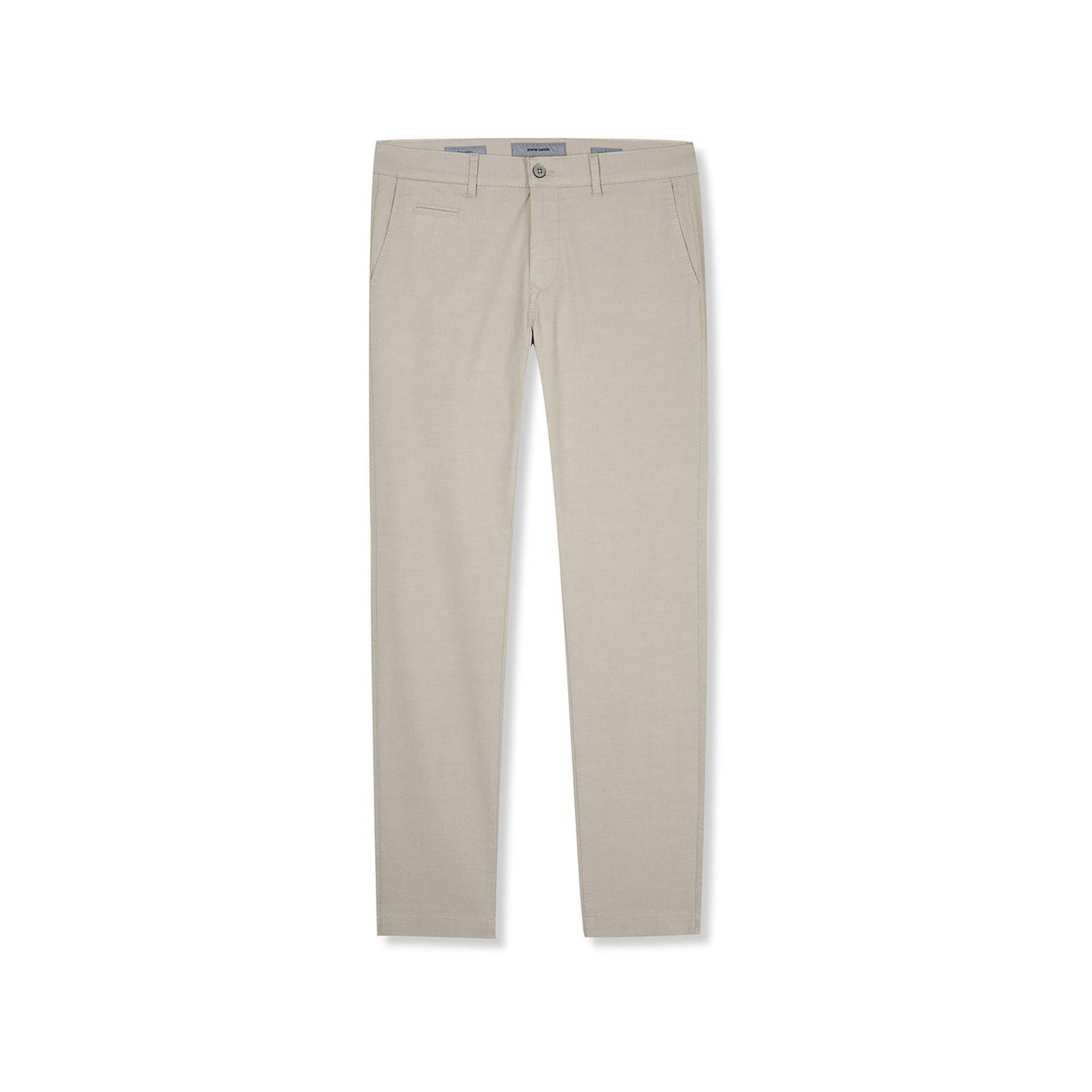 Hose, Tapered Fit Herren Creme L32/W31 von pierre cardin