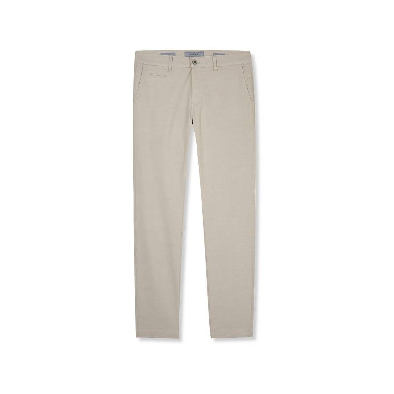 Hose, Tapered Fit Herren Creme L32/W33 von pierre cardin