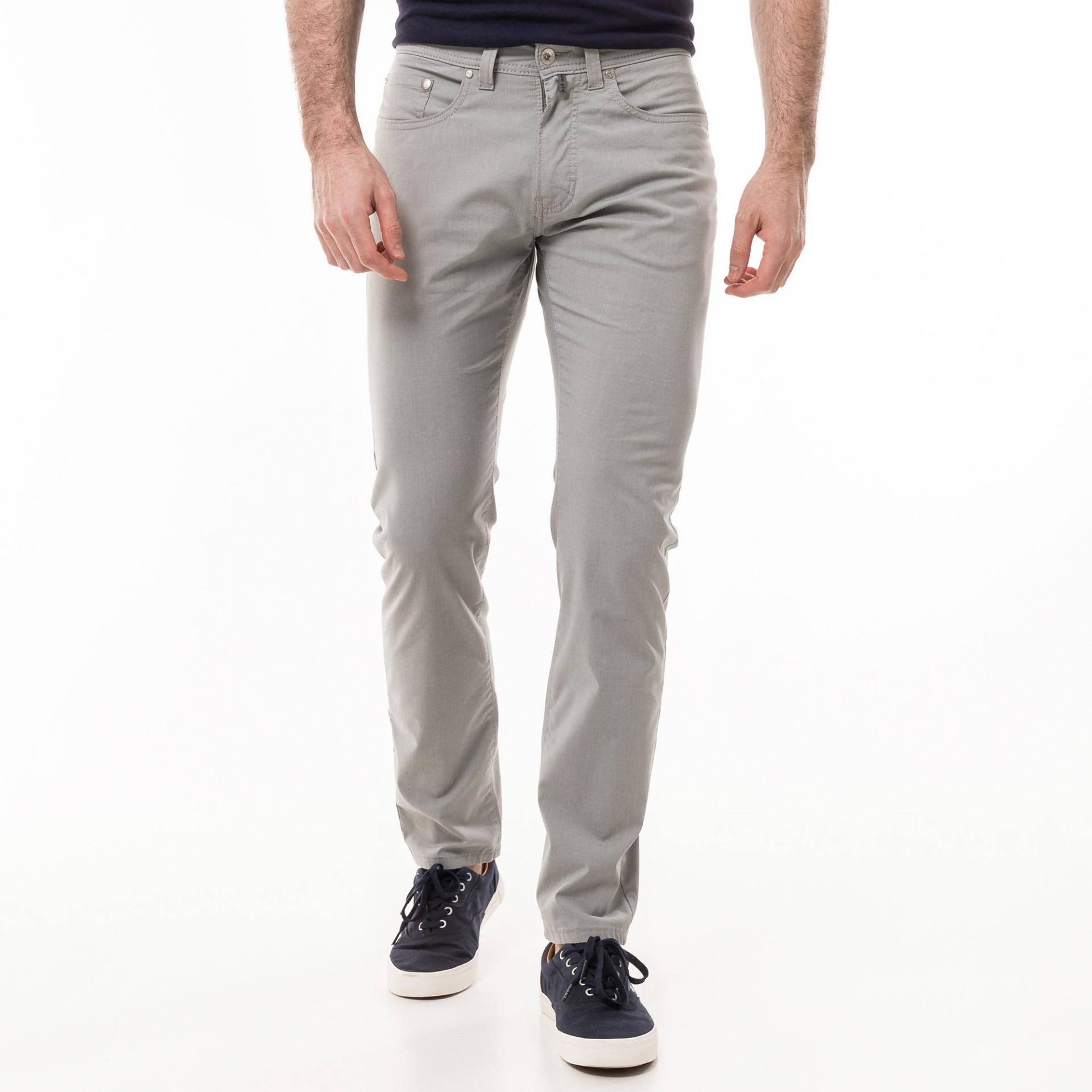 Hose, Tapered Fit Herren Grün Bedruckt L30/W36 von pierre cardin