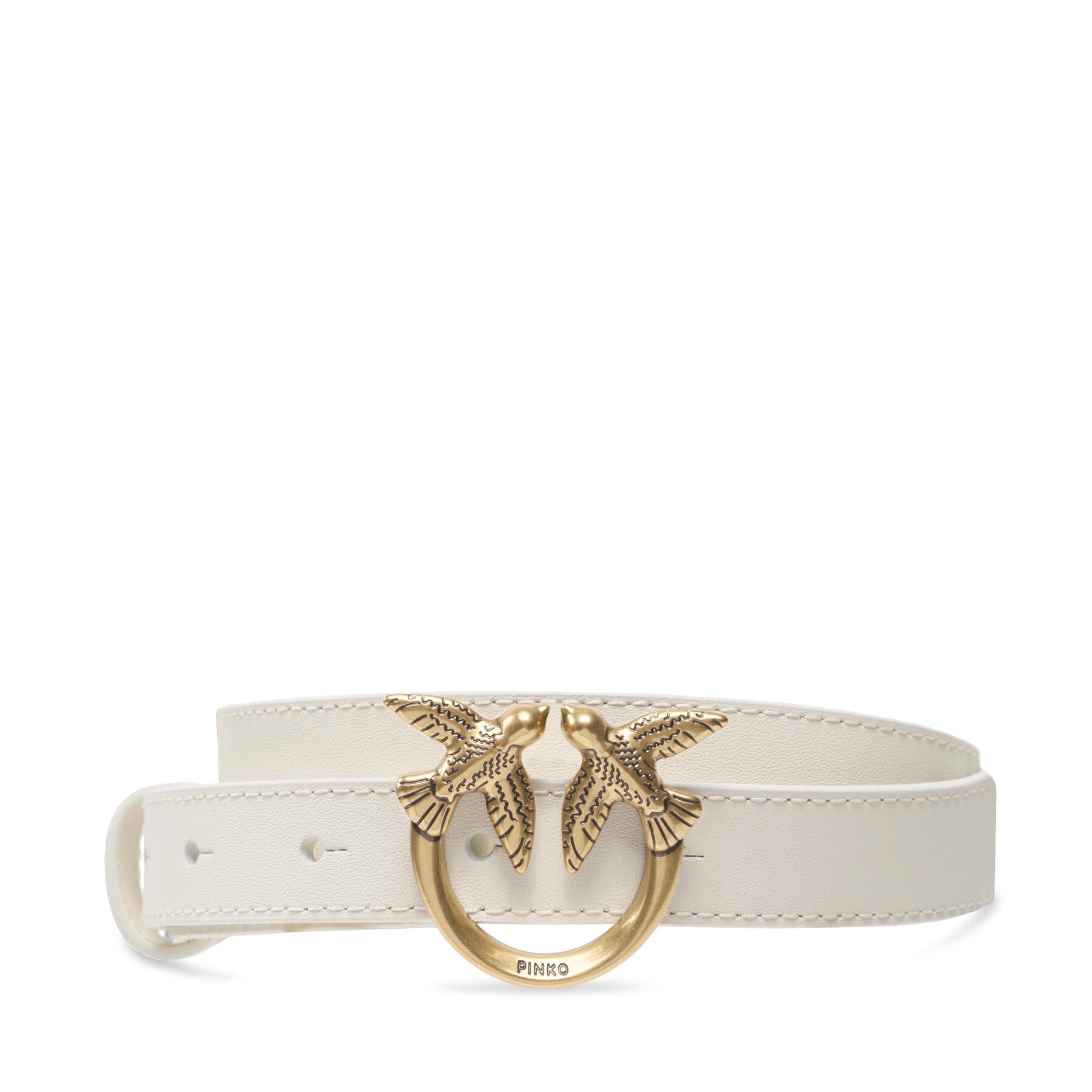 Damengürtel Pinko Love Berry H2 Belt PE 23 PLT01 100143 A0F1 White Z14Q von pinko