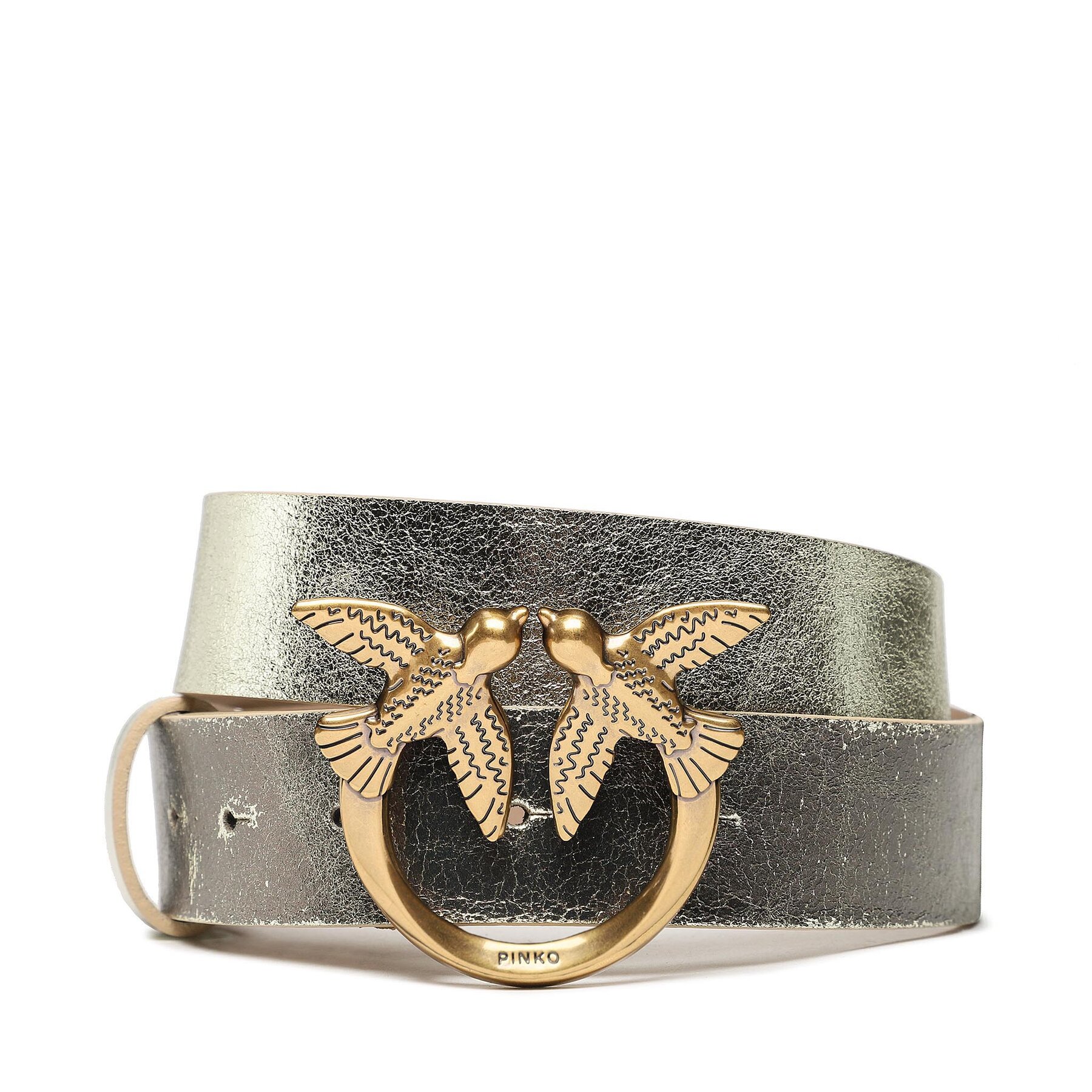 Damengürtel Pinko Love Berry H3 Belt 20231 PLT01 100125.A0QT Oro/Argento HI50 von pinko