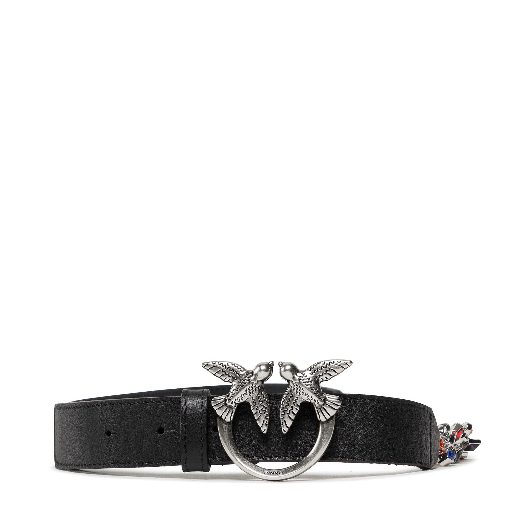 Damengürtel Pinko Love Chandelier Belt H3 20222 PLT01 1H214A.A088 Black Z990 von pinko