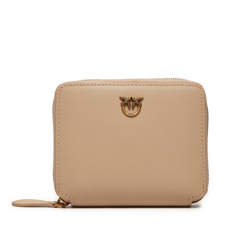 Große Damen Geldbörse Pinko Taylor Zip Around AI 24-25 PCPL 100249 A0F1 Beige von pinko