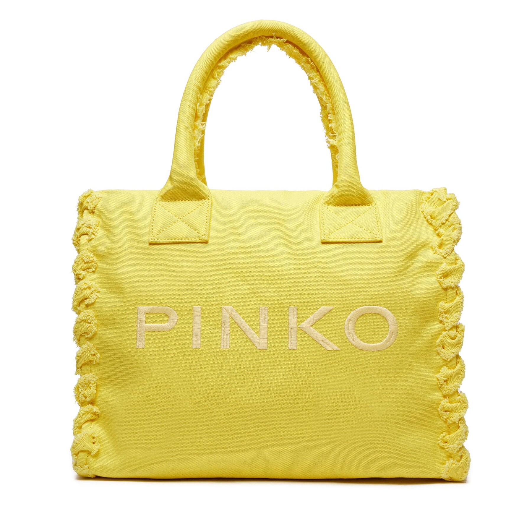Handtasche Pinko Beach Shopping PE 24 PLTT 100782 A1WQ Giallo Sol H85Q von pinko
