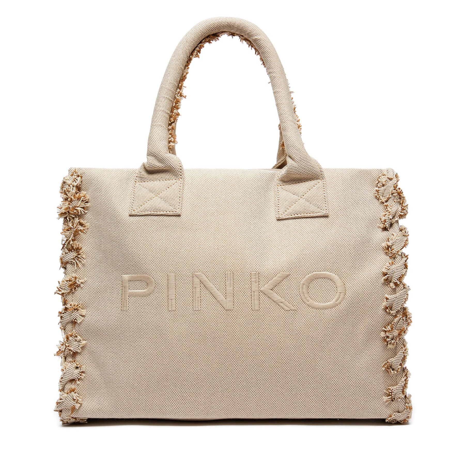 Handtasche Pinko Beach Shopping PE 24 PLTT 100782 A1X1 Sabbia/Ecr 7UHQ von pinko