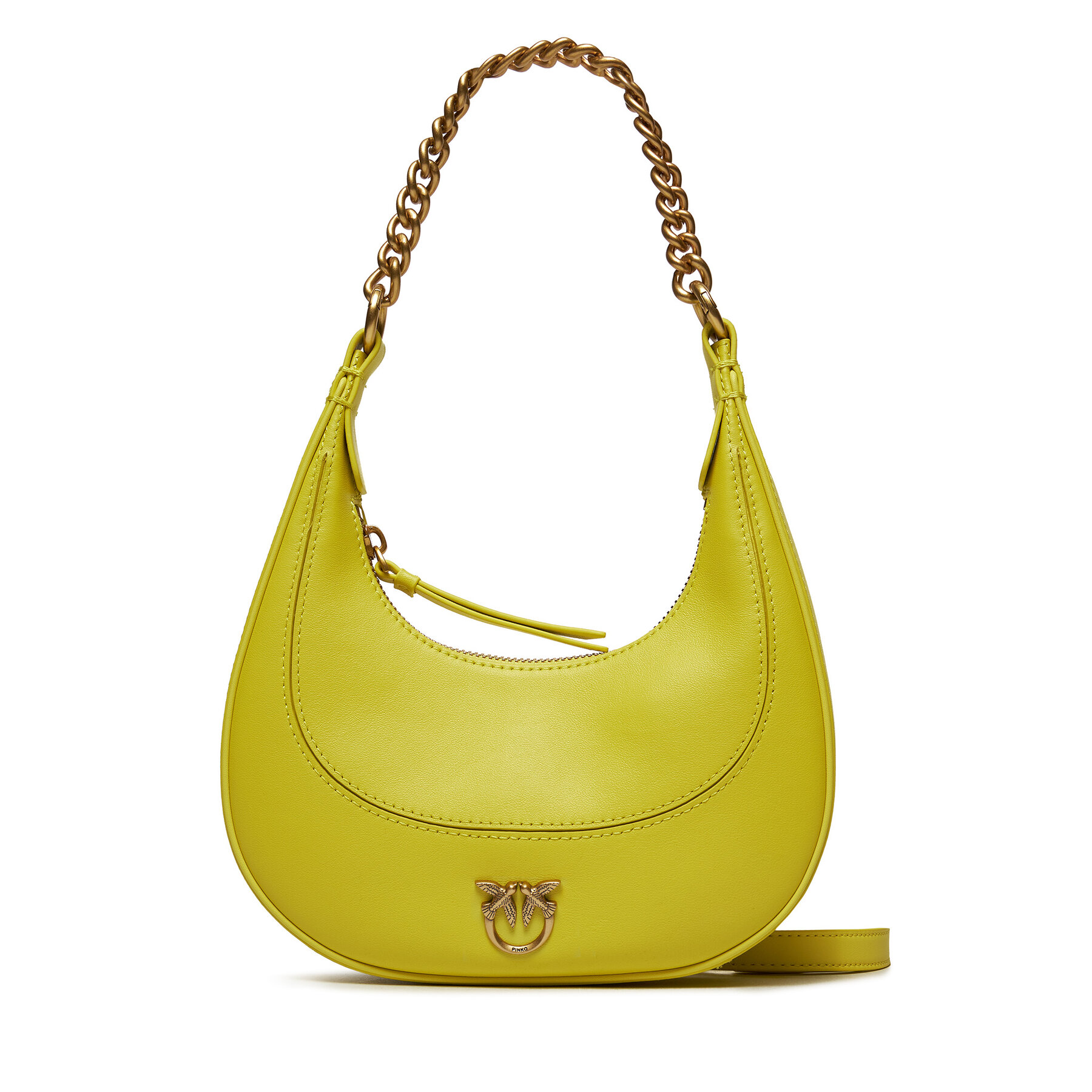 Handtasche Pinko Brioche Hobo Mini PE 24 PLTT 101433 A0QO Giallo Sole H85Q von pinko