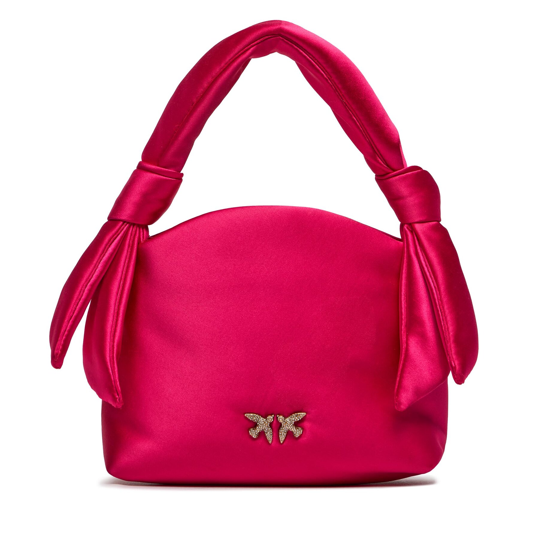 Handtasche Pinko Knots Mini Pouch Satin PE 24 PLTT 102770 A1KA Pink Pinko N17 von pinko