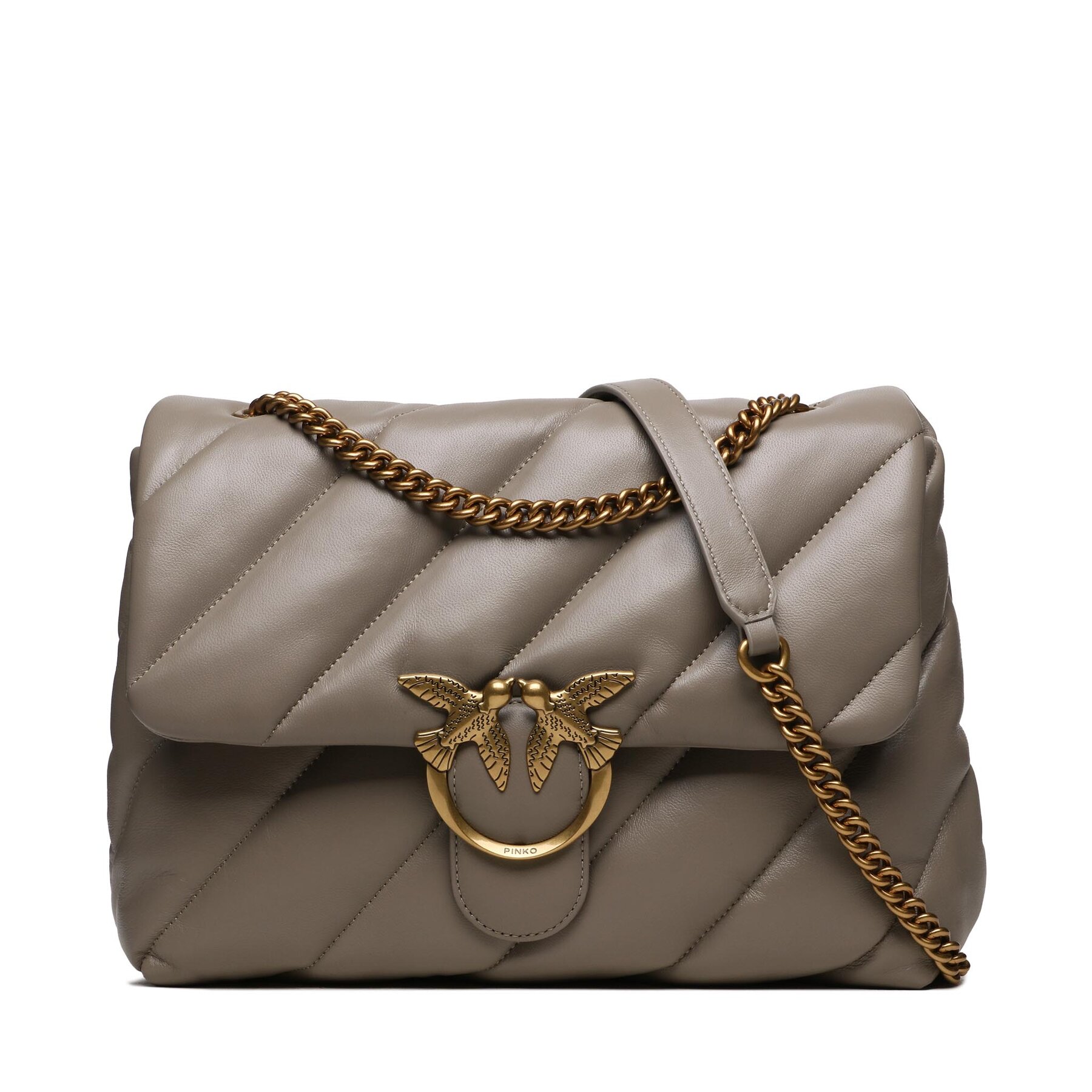 Handtasche Pinko Love Big Puff Cl . AI 23-24 PLTT 100037 A0F2 Beige I68Q von pinko