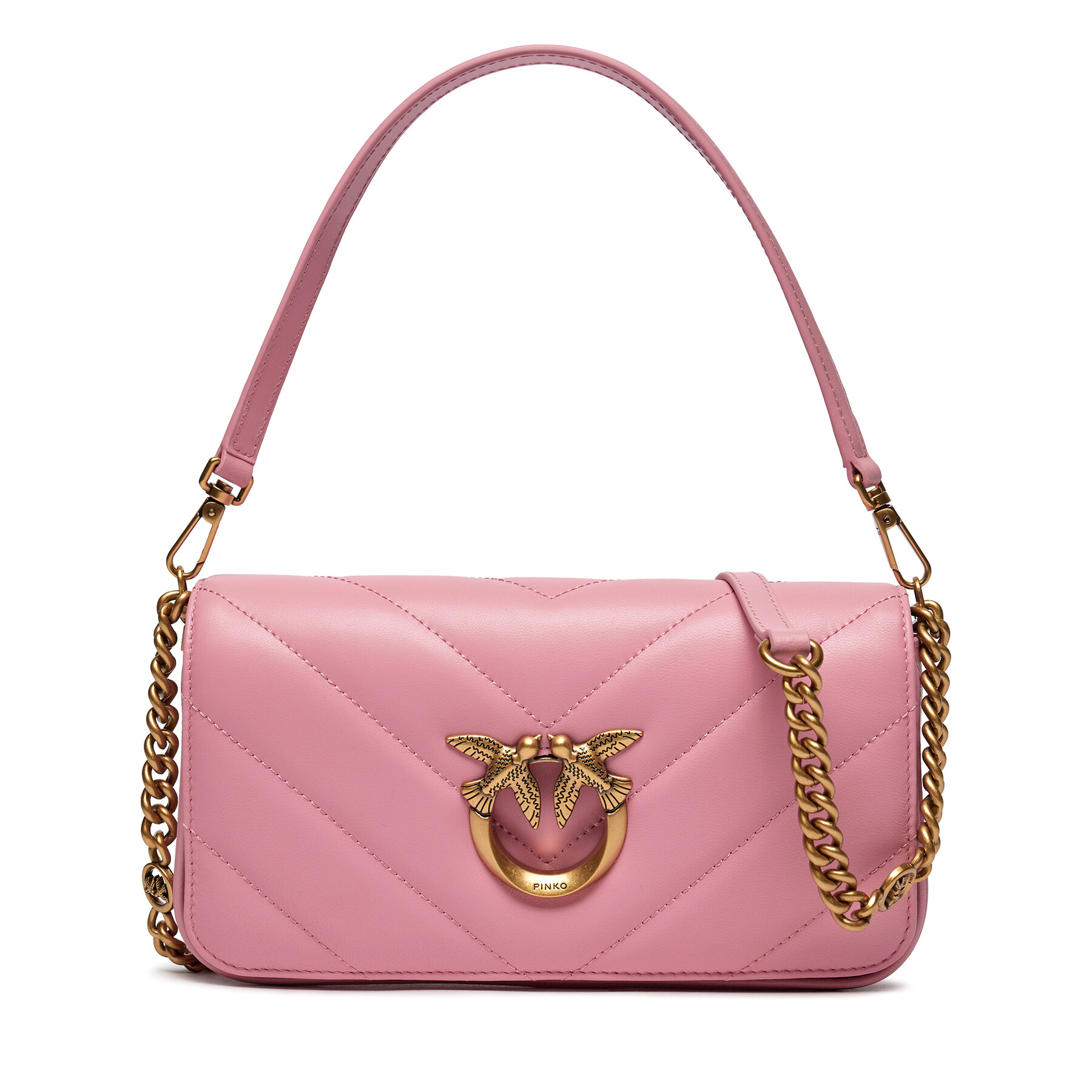 Handtasche Pinko Love Click Baguette Mini PE 24 PLTT 100068 A136 Pink P31Q von pinko