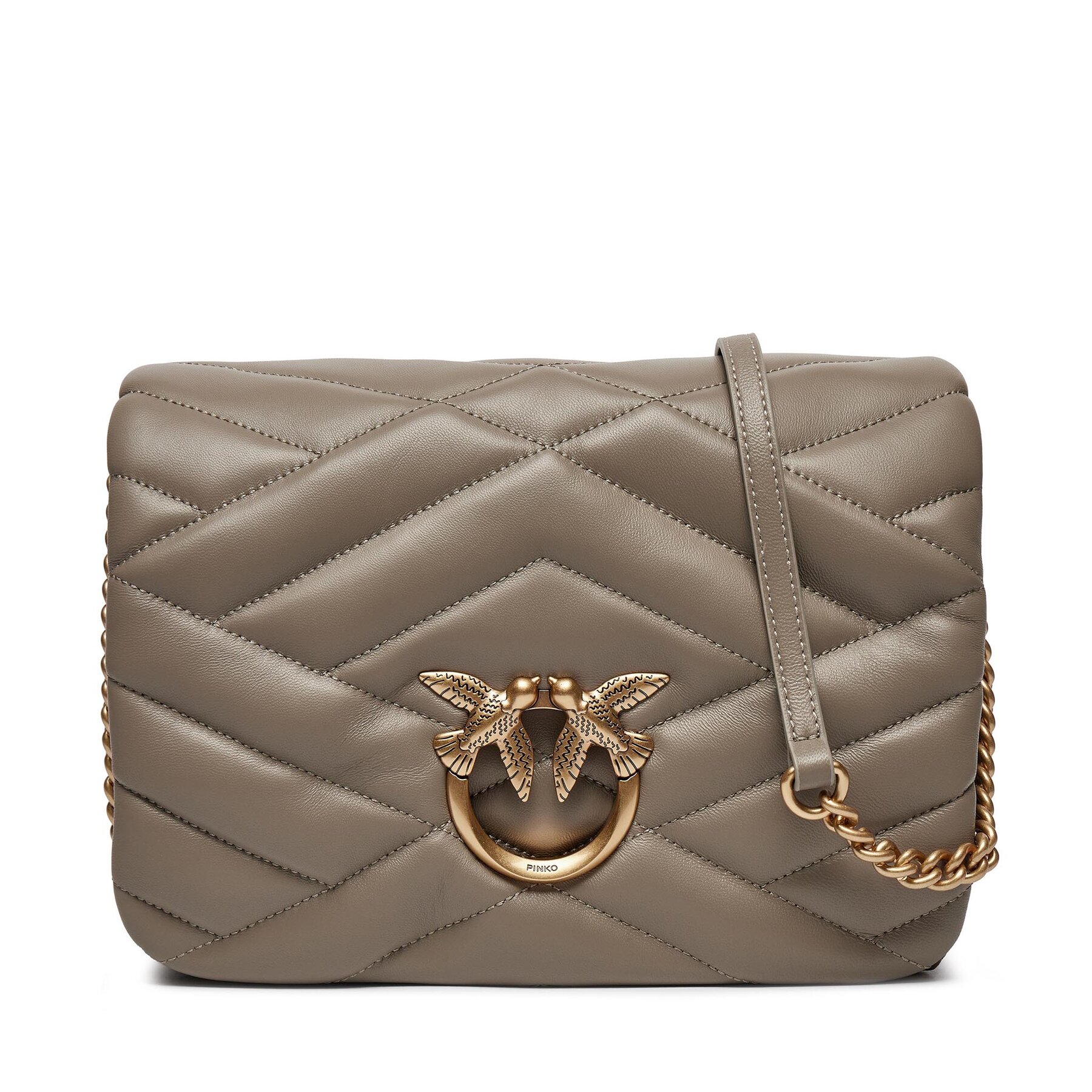 Handtasche Pinko Love Click Puff Classic PE 24 PLTT 101585 A1ET Beige I68Q von pinko