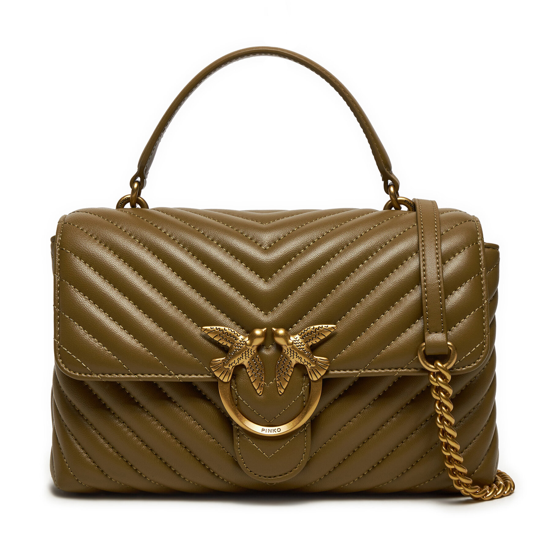 Handtasche PINKO Love Lady Puff Classic Cl AI 24-25 PLTT 100043 A0GK Braun Handtasche PINKO Love Lady Puff Classic Cl AI 24-25 PLTT 100043 A0GK Braun von pinko