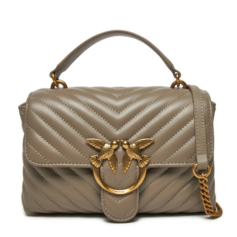 Handtasche Pinko Love Lady Puff Mini Cl AI 23-24 PLTT 100044 A0GK Beige I68Q von pinko