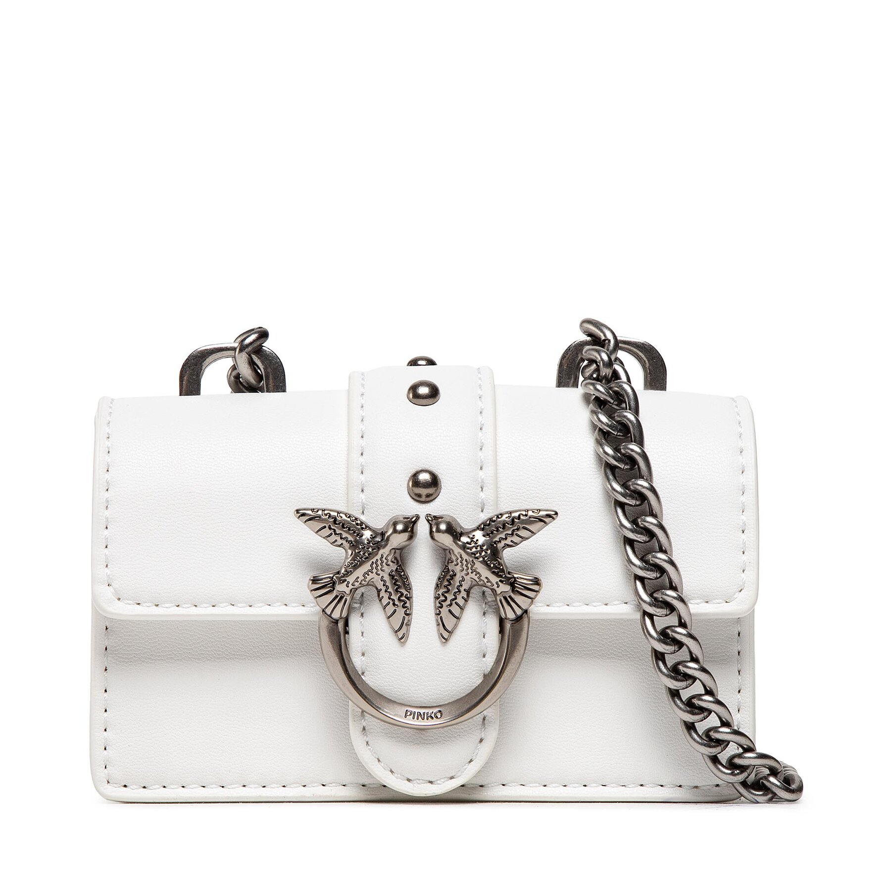 Handtasche Pinko Love Micro Vegan AI 22-23 PLTT 1P22XA A09S Weiß Handtasche Pinko Love Micro Vegan AI 22-23 PLTT 1P22XA A09S Weiß von pinko