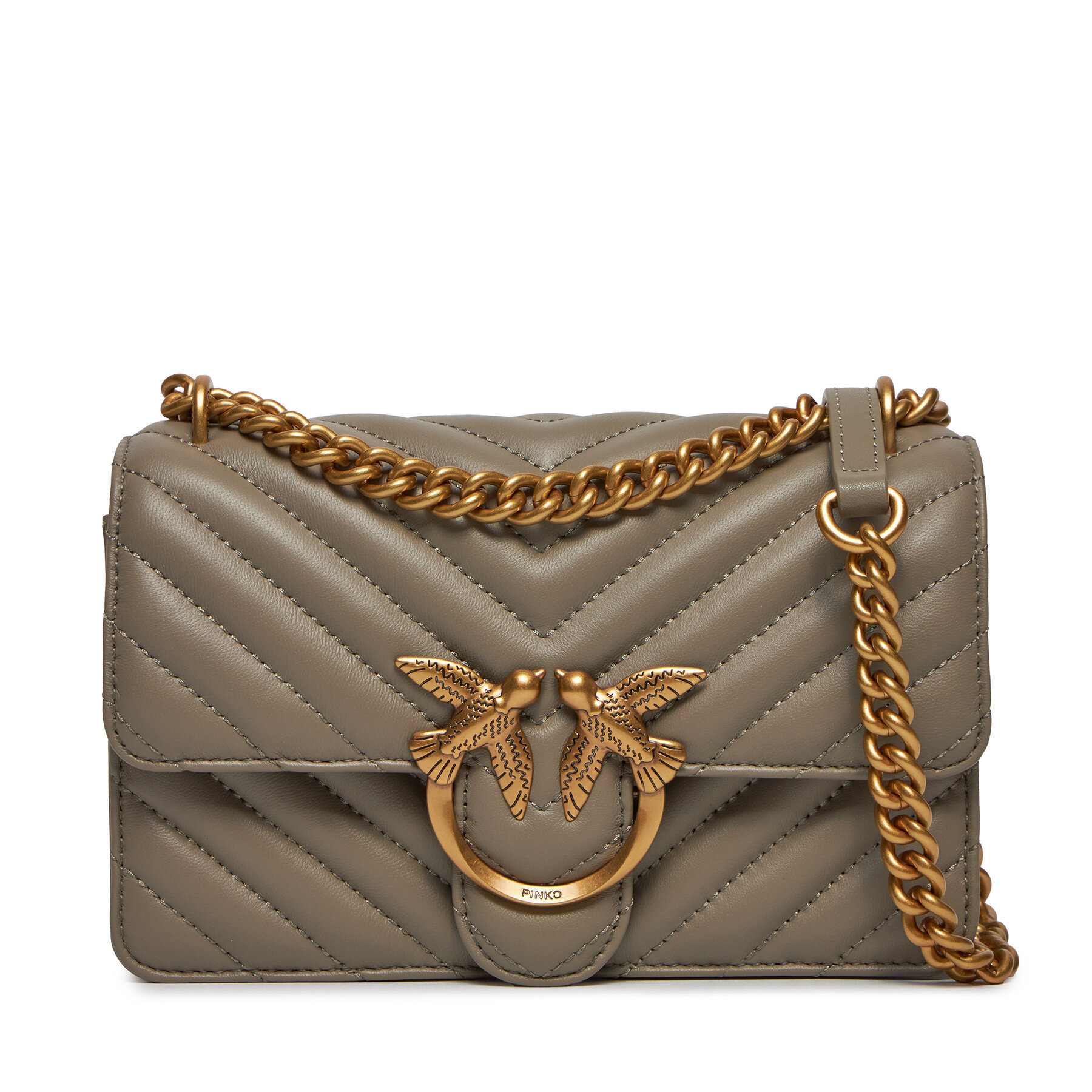 Handtasche Pinko Love One Mini Dc PE 24 PLTT 100074 A0GK Beige I68Q von pinko