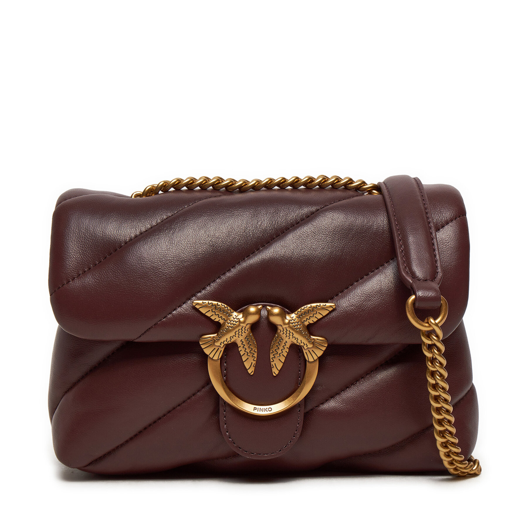 Handtasche PINKO Love Puff Mini Cl AI 24-25 PLTT 100039 A0F2 Braun Handtasche PINKO Love Puff Mini Cl AI 24-25 PLTT 100039 A0F2 Braun von pinko