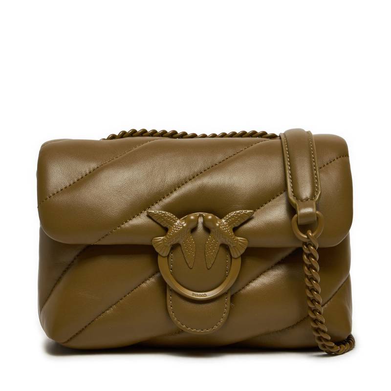 Handtasche PINKO Love Puff Mini Cl AI 24-25 PLTT 100039 A1JO Braun von pinko