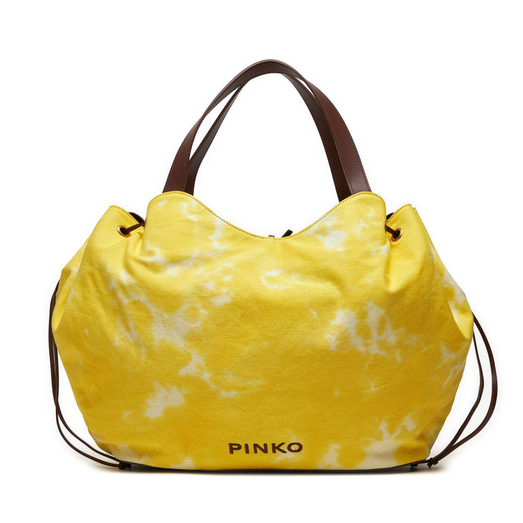 Handtasche Pinko Pagoda Extra Shopper PE 24 PLTT 102911 A1MB Yellow H85 von pinko