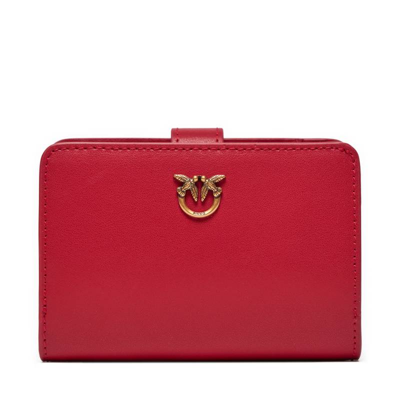 Kleine Damen Geldbörse Pinko Multi Pockets Wallet AI 24-25 PCPL 103761 A0F1 Rot von pinko