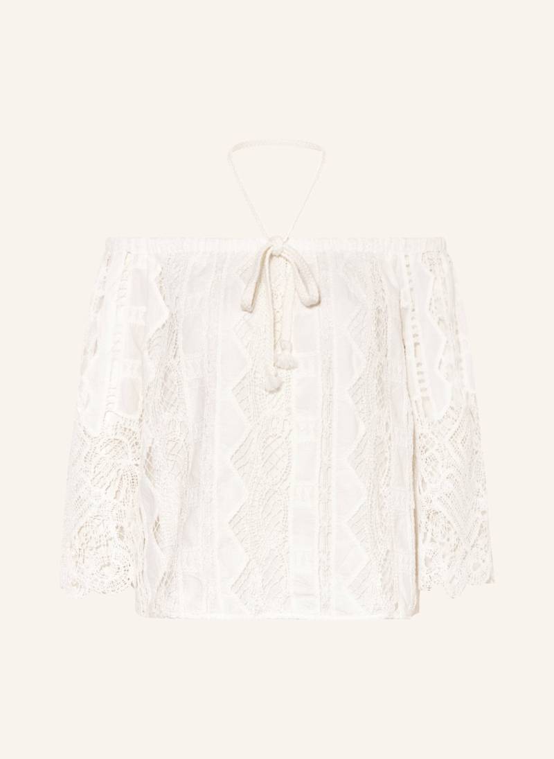 Pinko Blusenshirt Notorius Blusa Mit Lochspitze weiss von pinko