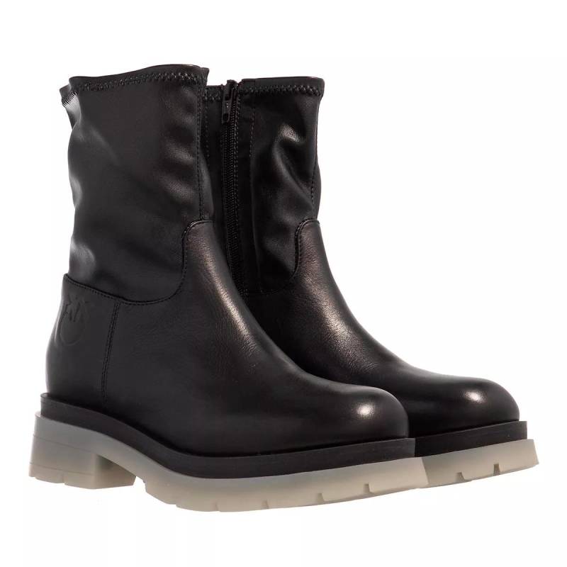 Pinko Boots & Stiefeletten - Prezzemolo Stivale Vitello - Gr. 37 (EU) - in Schwarz - für Damen von pinko