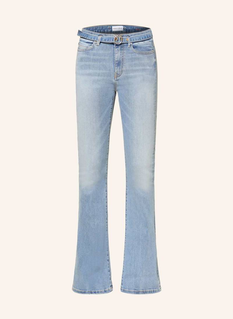 Pinko Flared Jeans Flora blau von pinko