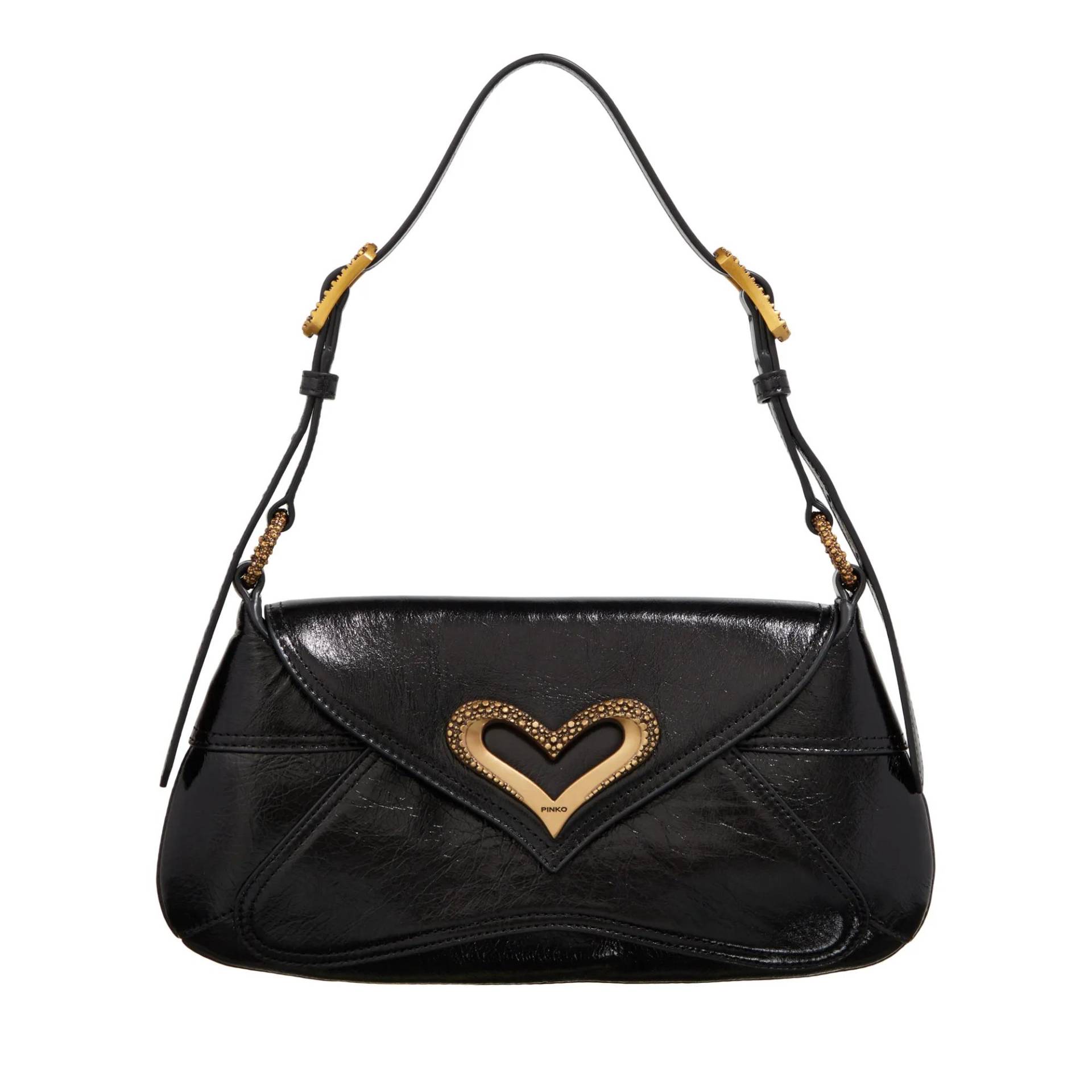 Pinko Schultertasche - 520 Shoulder Classic Fl - Gr. unisize - in Schwarz - für Damen Pinko Schultertasche - 520 Shoulder Classic Fl - Gr. unisize - in Schwarz - für Damen von pinko