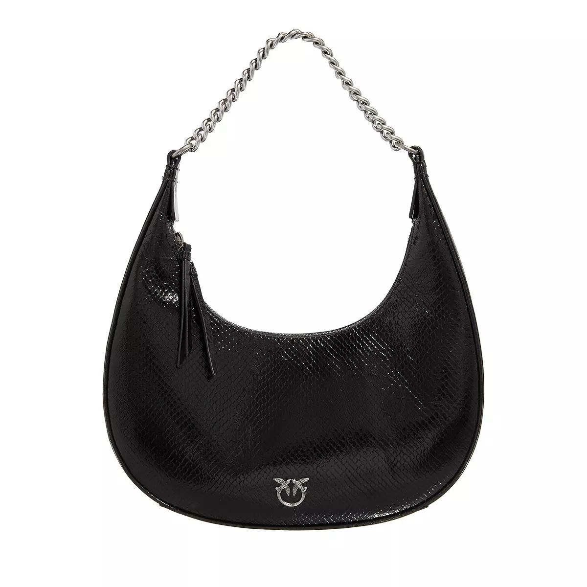 Pinko Umhängetasche - Brioche Hobo Classic - Gr. unisize - in Schwarz - für Damen von pinko