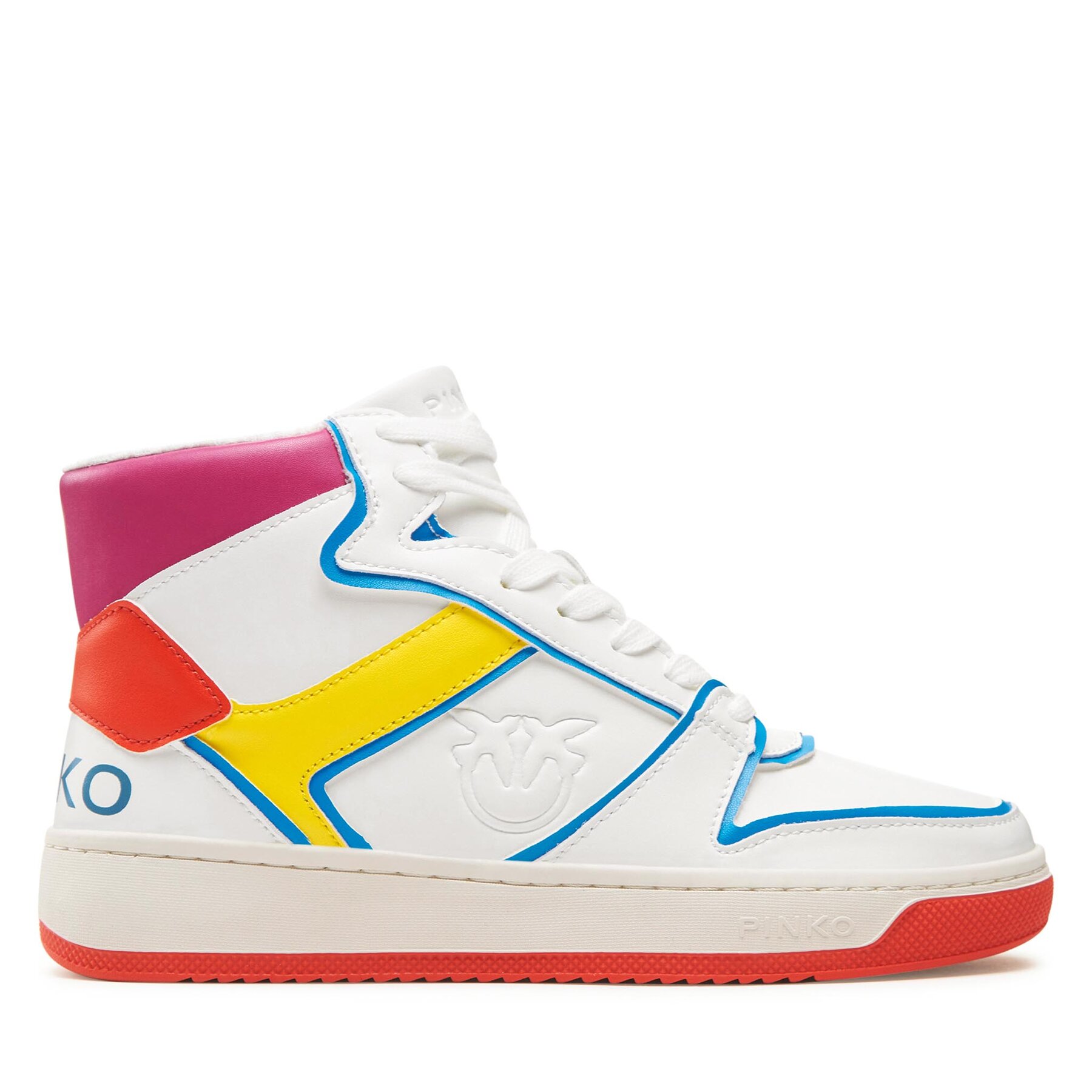 Sneakers Pinko Adele Sneaker 20231 BLKS1 101225.A0VK Bianco/Ros GY5 von pinko