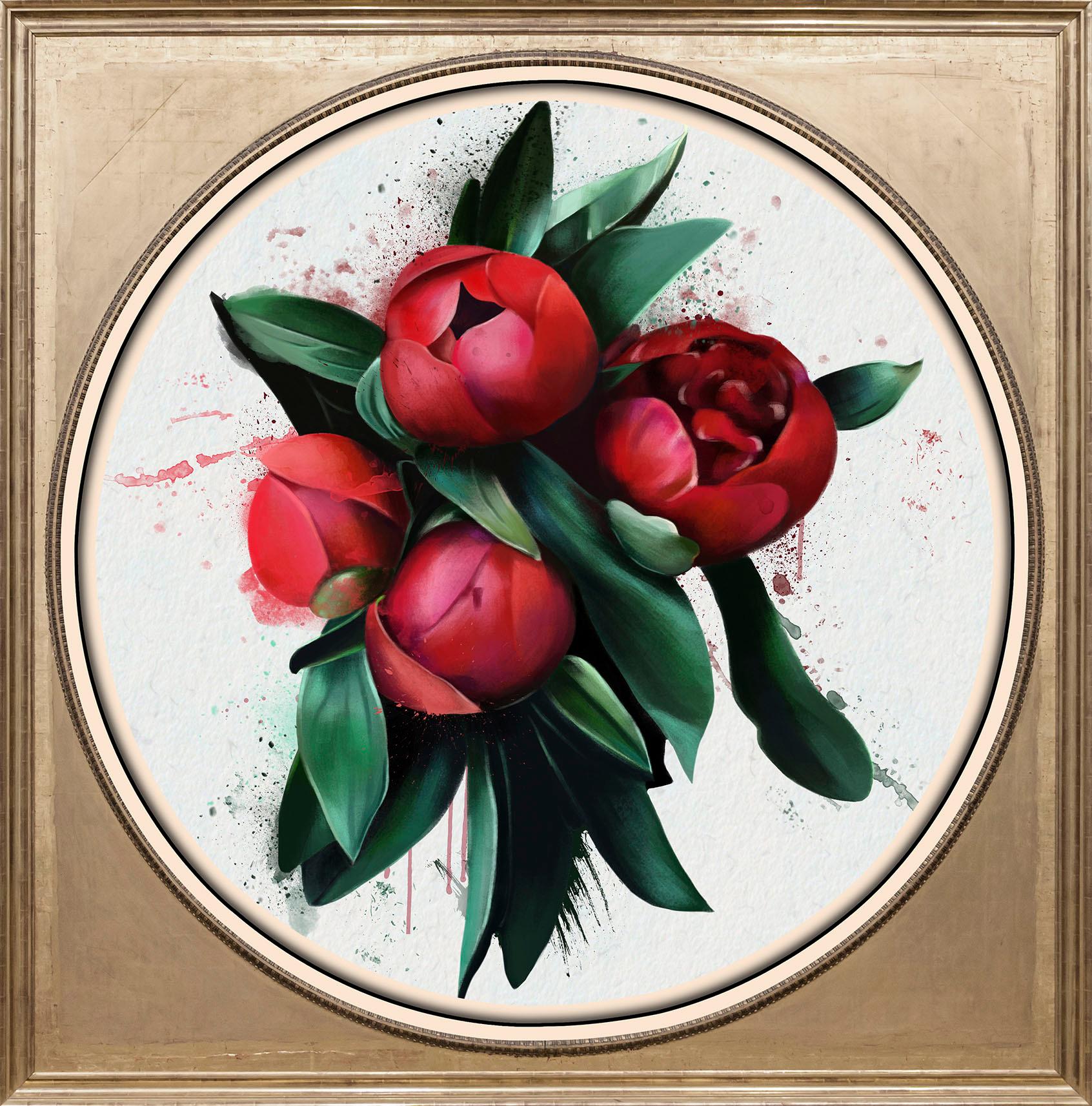 queence Acrylglasbild »Rote Blüte«, Blumen-Blumenbilder-Kunst-Pflanzen-Pflanzenbilder-Gemälde, Fine Art-Print in Galeriequalität queence Acrylglasbild »Rote Blüte«, Blumen-Blumenbilder-Kunst-Pflanzen-Pflanzenbilder-Gemälde, Fine Art-Print in Galeriequalität von queence