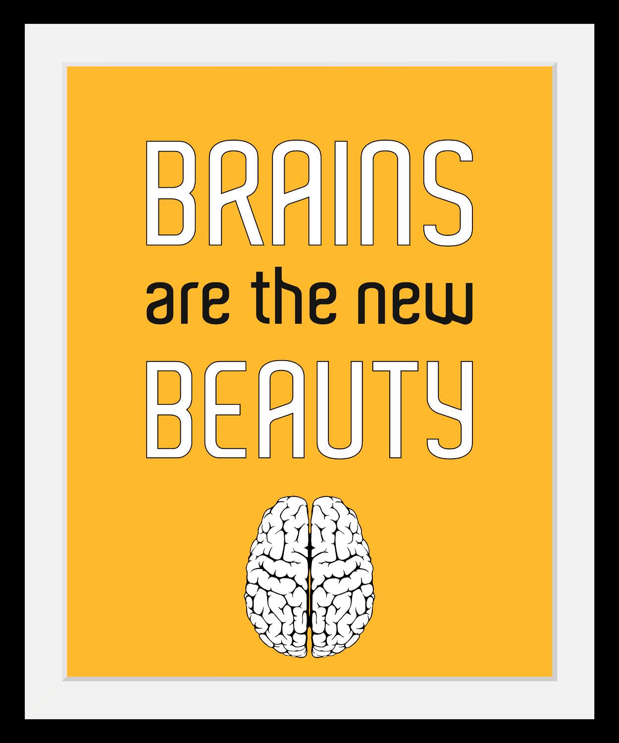 queence Bild »Brains«, Schriftzüge-Schriftzug-Anatomie, HD Premium Poster-Druck inkl. Holzrahmen queence Bild »Brains«, Schriftzüge-Schriftzug-Anatomie, HD Premium Poster-Druck inkl. Holzrahmen von queence