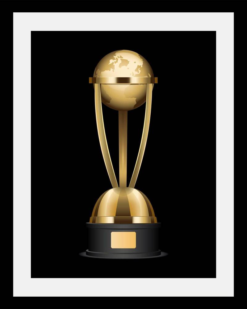 queence Bild »Pokal«, World-Art, HD Premium Poster-Druck inkl. Holzrahmen von queence
