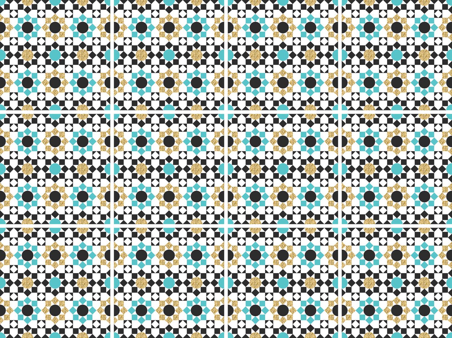 queence Fliesenaufkleber »Mosaik Muster« von queence