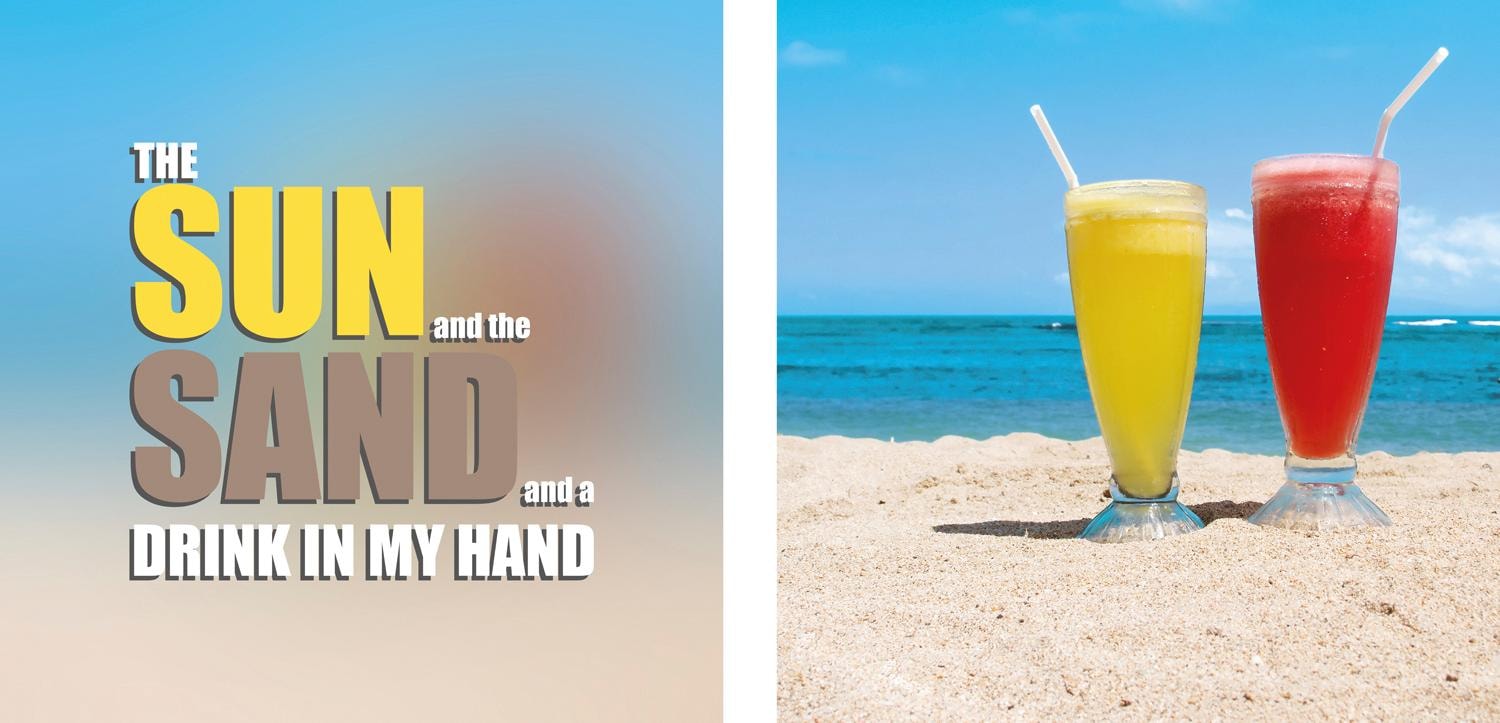 queence Leinwandbild »Drink in my Hand«, (Set) von queence