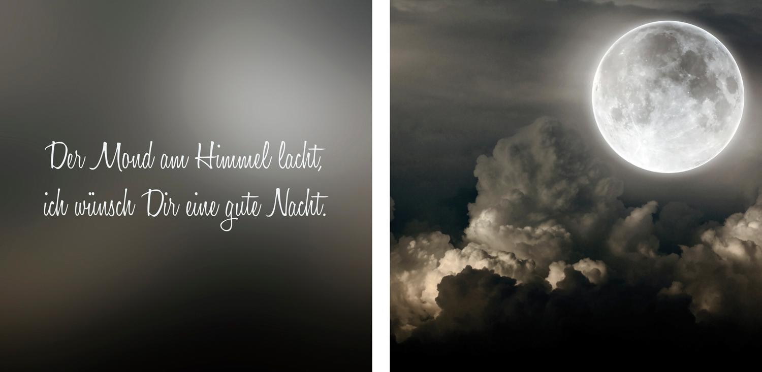 queence Leinwandbild »Mond«, (Set) von queence