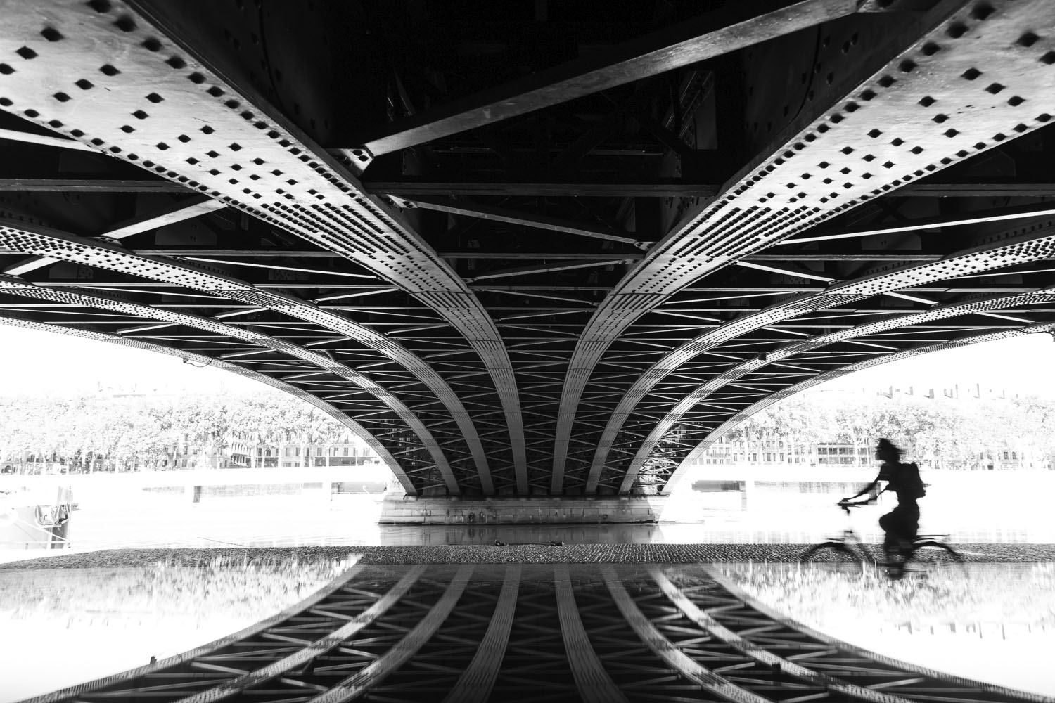 queence Acrylglasbild »Brücke« von queence