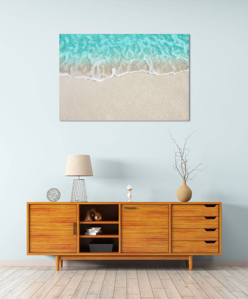 queence Acrylglasbild »Euphrates«, Strand-Meer-Meer Bilder-Foto-Spa-Spa Bilder, (1 St.), Fine Art-Print in Galeriequalität von queence