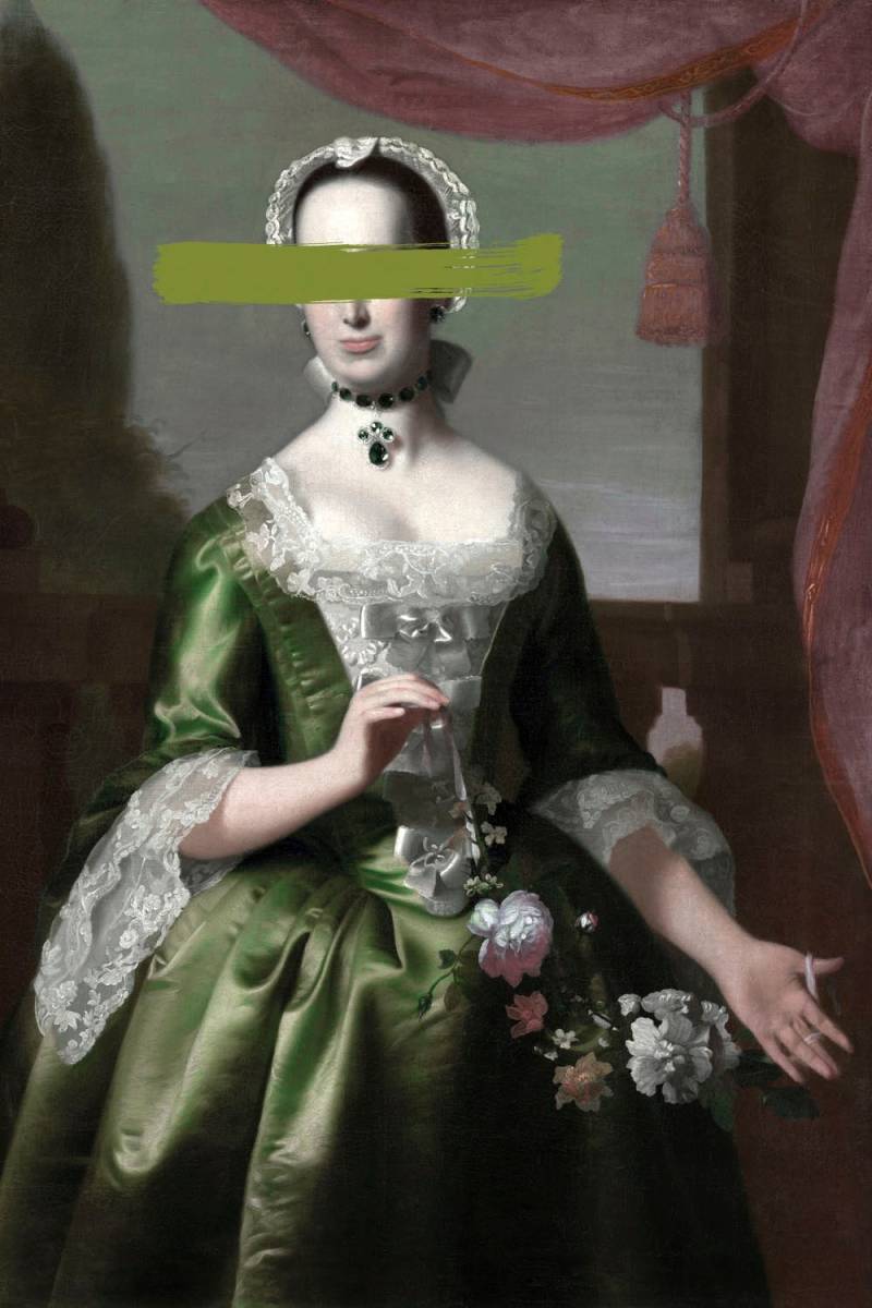 queence Acrylglasbild »Frau« von queence