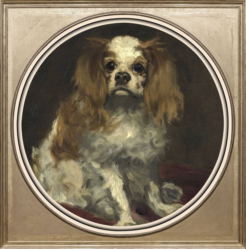queence Acrylglasbild »Hund«, Haustiere-Gemälde-Kunst-Hund-Hunde-Hundebilder, Fine Art-Print in Galeriequalität von queence