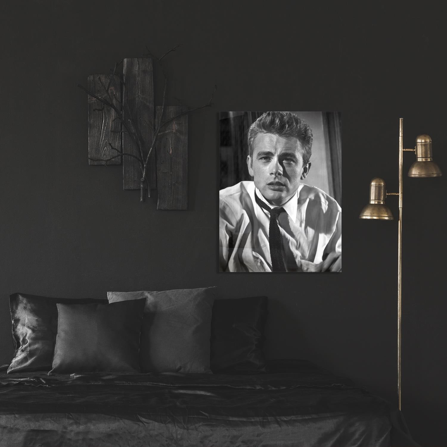 queence Acrylglasbild »James Dean«, Schwarz-Weiss-Mann-Stars von queence