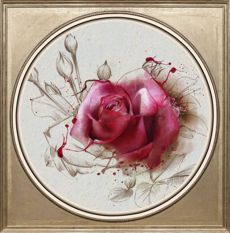 queence Acrylglasbild »Rose« von queence