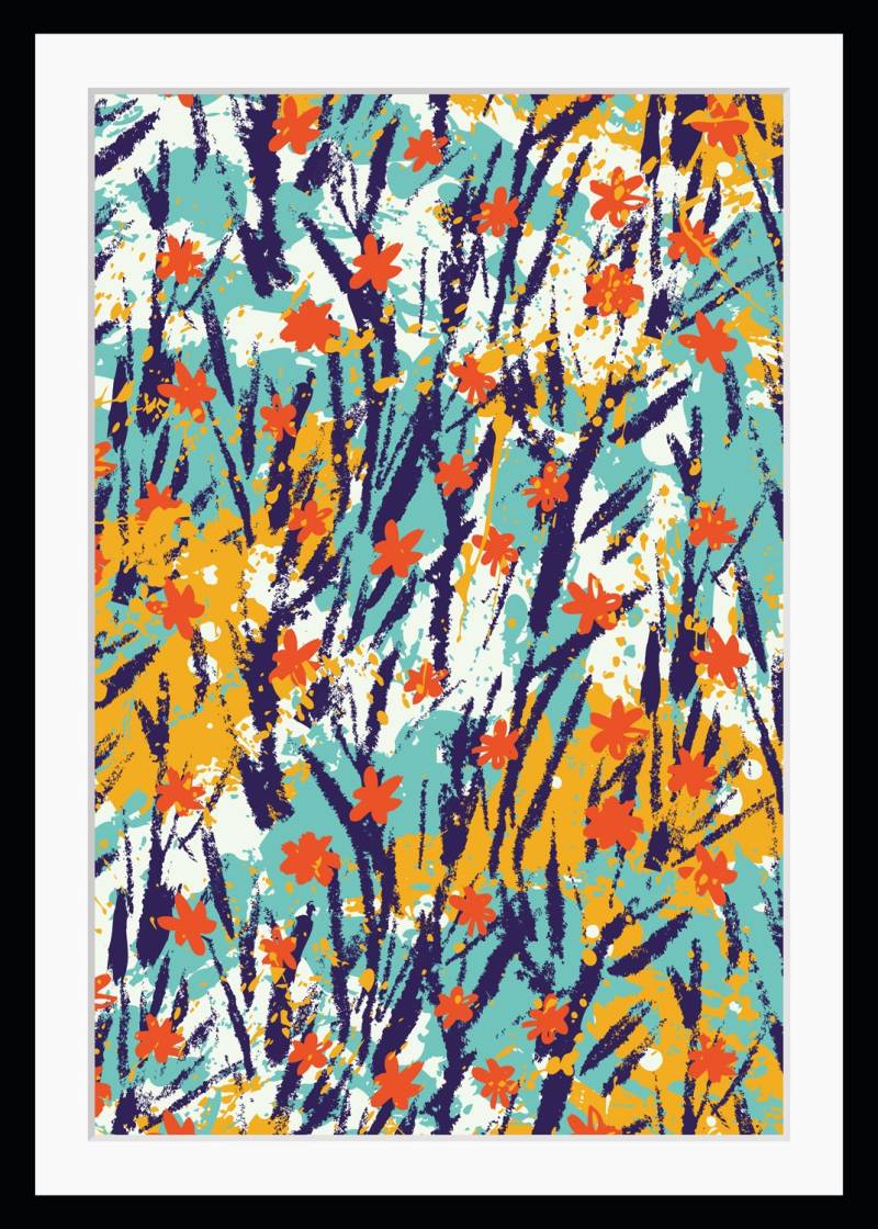 queence Bild »Alica«, HD Premium Poster-Druck inkl. Holzrahmen von queence
