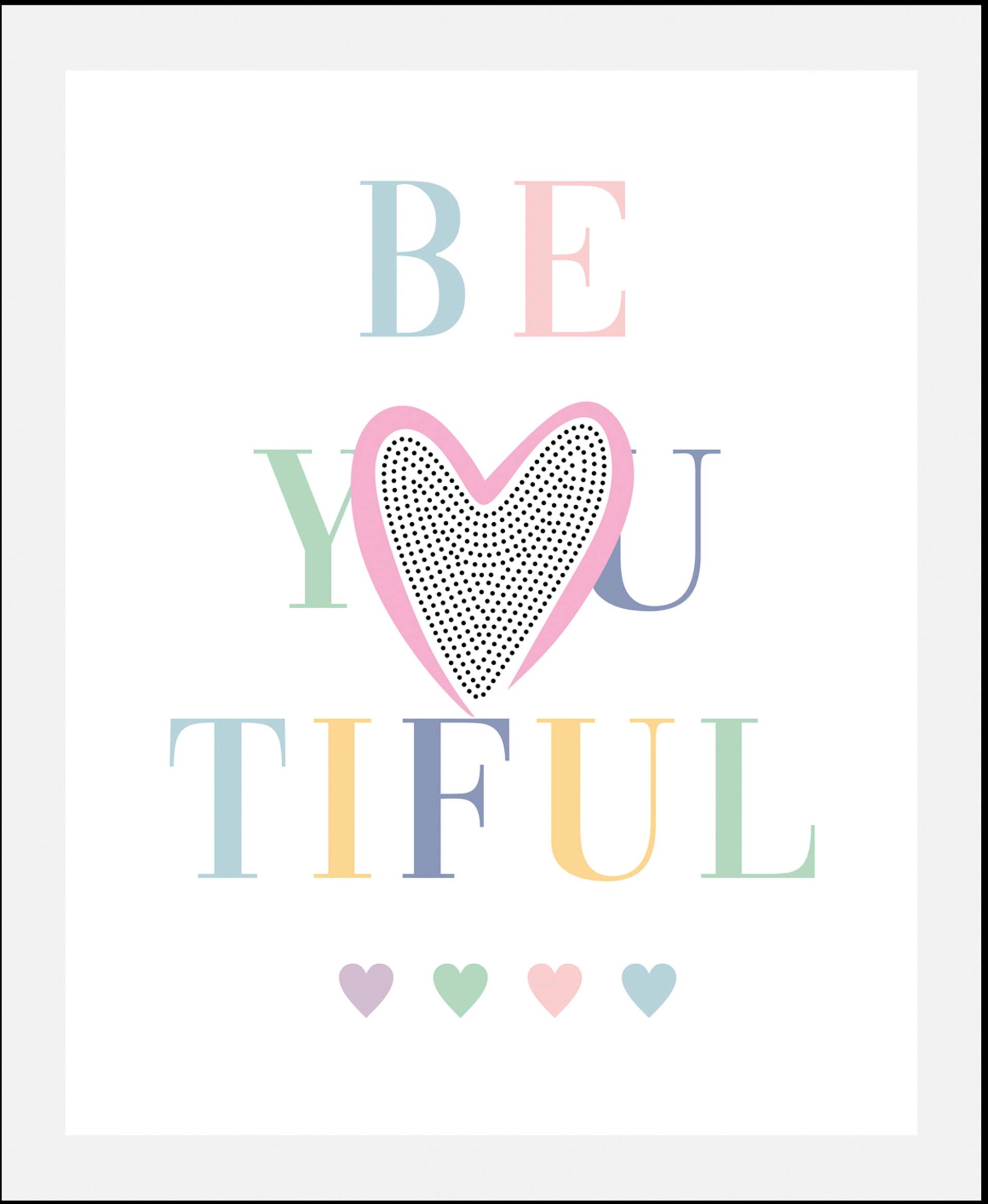 queence Bild »Be-You-Tiful«, Schriftzüge, (1 St.) von queence