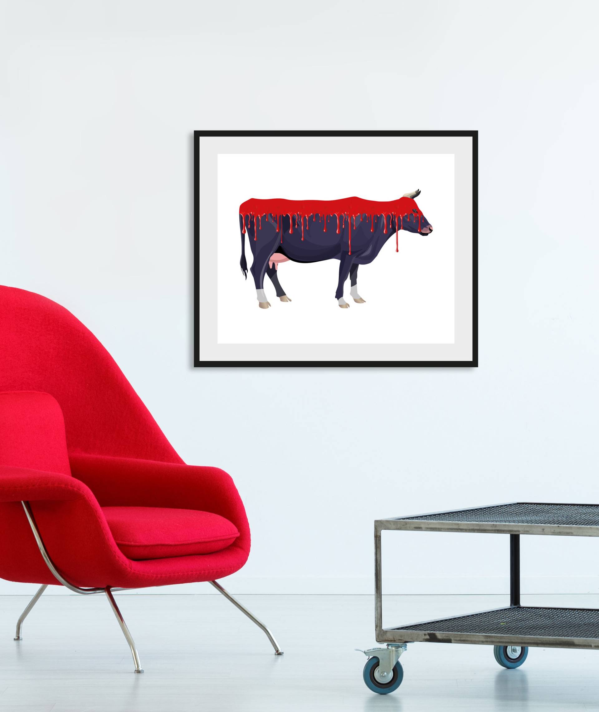 queence Bild »Bloody Cow«, Kuh, (1 St.) von queence